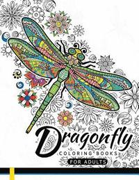 bokomslag Dragonfly Coloring Books for Adults: Magical Wonderful Dragonflies in The flower garden