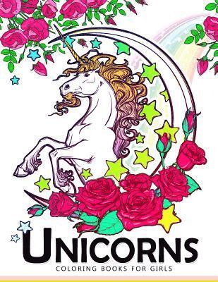 Unicorn Coloring Books for Girls: Cute Magical Creatures, Kawaii Animals, and Funny for Adult and All ages 1