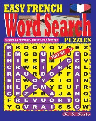 bokomslag EASY FRENCH Word Search Puzzles. Vol. 3