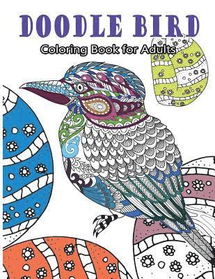 bokomslag Doodle Bird Coloring Book for Adults: Floral Garden Mandala Doodle for All Ages