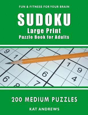 Sudoku Large Print Puzzle Book for Adults 1