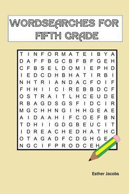 bokomslag Wordsearches for Fifth Grade