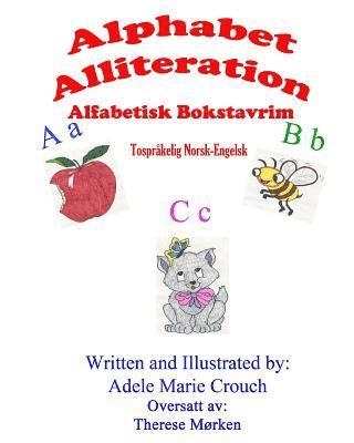 bokomslag Alphabet Alliteration Bilingual Norwegian English