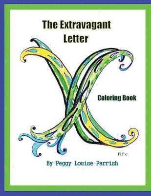 bokomslag The Extravagant Letter X Coloring Book