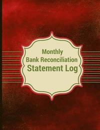 bokomslag Monthly Bank Reconciliation Statement Log