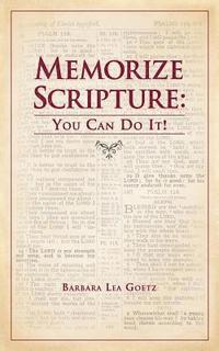 bokomslag Memorize Scripture
