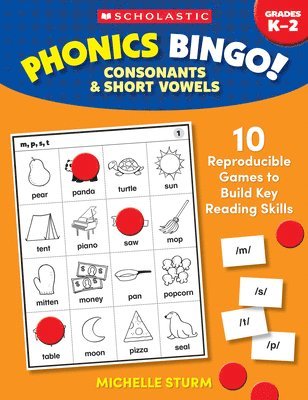 bokomslag Phonics Bingo: Consonants & Short Vowels