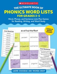 bokomslag The Ultimate Book of Phonics Word Lists: Grades 3-5: Games & Word Lists for Reading, Writing, and Word Study