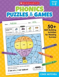 bokomslag Phonics Puzzles & Games for Grades 1-2