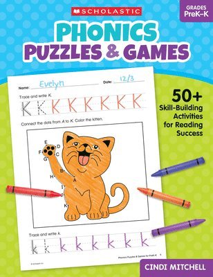 bokomslag Phonics Puzzles & Games for Prek-K