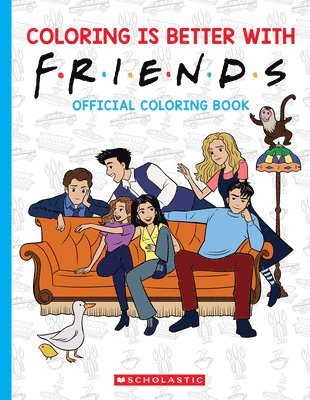 bokomslag Coloring is Better with Friends: Official Friends Coloring Book