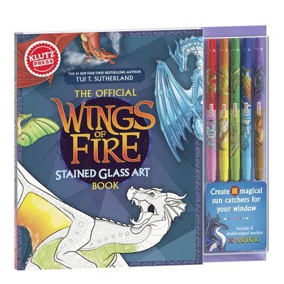 Klutzpress Wings of Fire Stained Glass Art 1