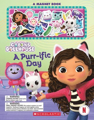 A Purr-Ific Day (Gabby's Dollhouse Magnet Book) 1