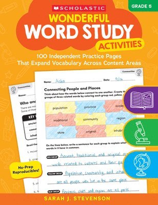 bokomslag Wonderful Word Study Activities: Grade 5: 100 Independent Practice Pages That Expand Vocabulary Across Content Areas