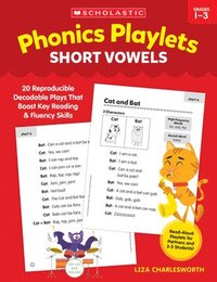 bokomslag Phonics Playlets: Short Vowels: 20 Reproducible Decodable Plays That Boost Key Reading and Fluency Skills