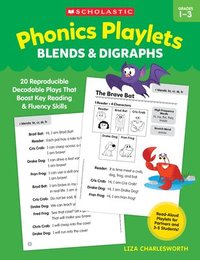 bokomslag Phonics Playlets: Blends & Digraphs: 20 Reproducible Decodable Plays That Boost Key Reading and Fluency Skills