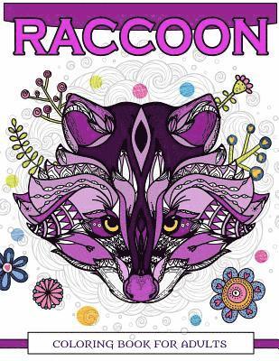 bokomslag Raccoon Coloring Book for Adults: Raccoon Doodle, Realistic, Relaxing Patterns