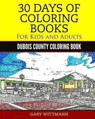 bokomslag 30 Days of Coloring Book for Kids and Adult Dubois County Portrait Pictures: Dubois County Coloring Book Vol. 1 Portrait Pictures
