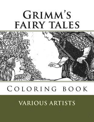 bokomslag Grimm's fairy tales: Coloring book