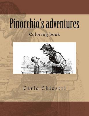 Pinocchio's adventures: Coloring book 1