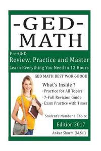 bokomslag GED Math (preparation workbook): GED Mathematics prep workbook