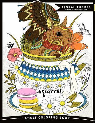 Squirrel Adult Coloring Books 1