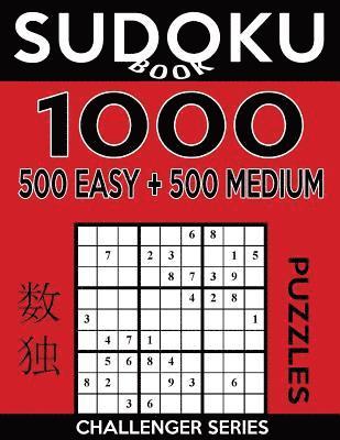 bokomslag Sudoku Book 1,000 Puzzles, 500 Easy and 500 Medium: Sudoku Puzzle Book With Two Levels of Difficulty To Improve Your Game