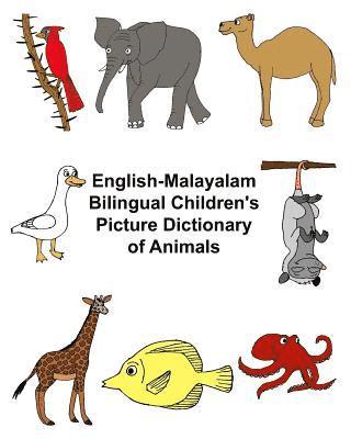 English-Malayalam Bilingual Children's Picture Dictionary of Animals 1