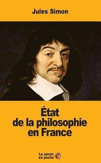 bokomslag État de la philosophie en France