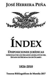 bokomslag Índex: Disposiciones jurídicas de Michoacán 1824-2010