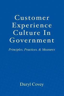 bokomslag Customer Experience Culture in Government: Principles, Practices, and Measures