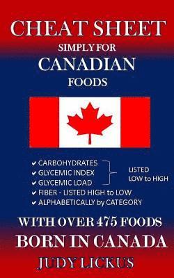 CHEAT SHEET Simply for CANADIAN Foods: CARBOHYDRATE, GLYCEMIC INDEX, GLYCEMIC LOAD FOODS Listed from LOW to HIGH + High FIBER FOODS Listed from HIGH T 1