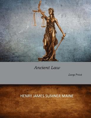 Ancient Law: Large Print 1