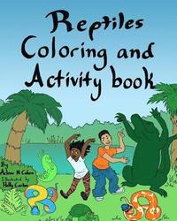 bokomslag Reptiles Coloring and Activity Book