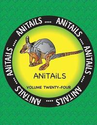 bokomslag ANiTAiLS Volume Twenty-Four: Learn about the Yellow-Footed Rock Wallaby, Cottonmouth, Atlantic Spadefish, White Ibis, Dwarf Mongoose, Black-Footed