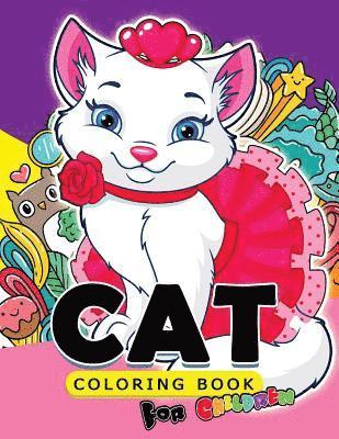 Mindfulness Coloring Artist - Cat Coloring Book For Children: Cute Cat Coloring Patterns for Children and Girls, Häftad