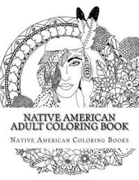bokomslag Native American Adult Coloring Book