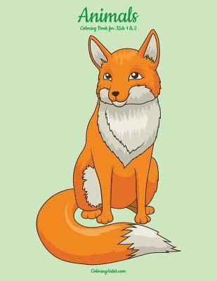 bokomslag Animals Coloring Book for Kids 1 & 2