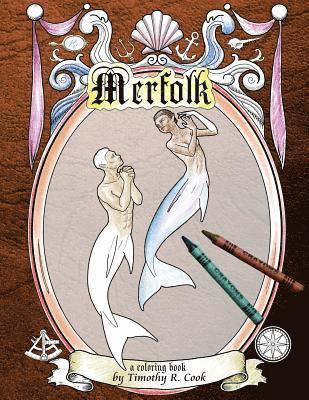 bokomslag Merfolk: a coloring book