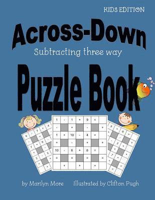 bokomslag Across-Down Subtracting three way Puzzle Book