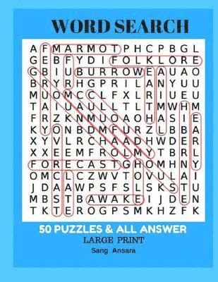 bokomslag Word Search 50 Puzzles & All Answer Large Print: Word Search 50 Puzzles Large Print