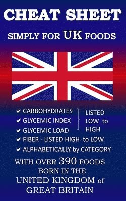 CHEAT SHEET SIMPLY for UK Foods: CARBOHYDRATE, GLYCEMIC INDEX, GLYCEMIC LOAD FOODS Listed from LOW to HIGH + High FIBER FOODS Listed from HIGH TO LOW 1