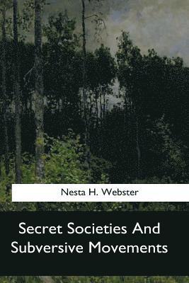 Secret Societies And Subversive Movements 1