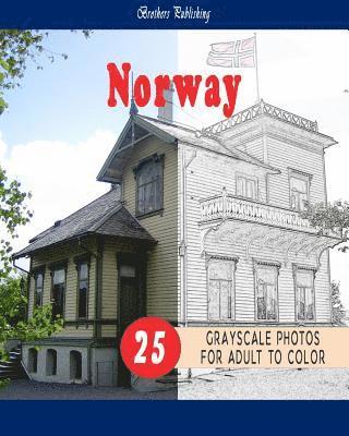 bokomslag Cities Grayscale Coloring Book for Adult Landmarks in Norway Grayscale Coloring Book: Cities Grayscale Coloring Book for Adult Landmarks in Norway Gra