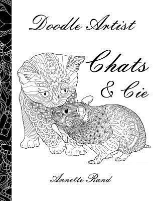 bokomslag Doodle Artist - Chats & Cie: Livre de coloriage pour adultes