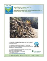 bokomslag Vegetation for Erosion Control - A Manual for Residents: Slope Stabilization and Erosion Control using Vegetation on Dry Forested Hillsides in the Vir