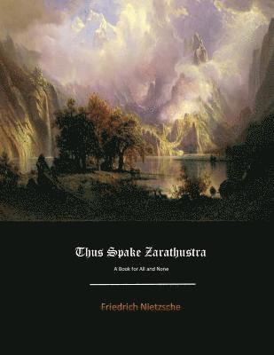 bokomslag Thus Spake Zarathustra