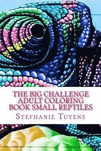 bokomslag The BIG Challenge Adult Coloring Book Small Reptiles