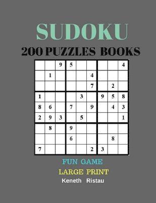 bokomslag Sudoku 200 Puzzles Books Fun Game Large Print: Very Hard