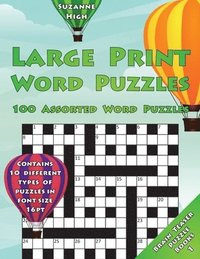 bokomslag Large Print Word Puzzles